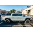 thumbnail image 3 of Extreme Online Store Fits All 2016-Present Toyota Tacoma Double Cab Models | EOS Visors in-Channel Style Smoke Tinted Side Vents Window Deflectors Rain Guards, 3 of 11