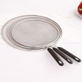 thumbnail image 3 of Grease Splatter Screen Guard for Frying Pan Stainless Steel Flat Oil Net Splash Cover Skillet Lid, 33cm Workhe, 3 of 9