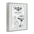 thumbnail image 3 of Stupell Industries French Bathroom Sink Stripes Gray Framed Giclee Art design by Lettered and Lined, 14 x 11, 3 of 8