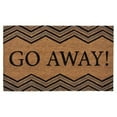 thumbnail image 1 of Achim PCM1830GA6 Tapis de Porte en Fibre de Coco Imprimé 18 x 30 Po, Go Away, 1 of 3