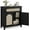Black, variant on Acekid Rattan Sideboard Buffet Cabinets with Storage,Farmhouse Kitchen Accent Storage Cabinet with Drawer,Boho Wooden Coffee Bar Cabinet for Home,Black