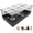 Black-12 Panels-with roof, variant on Small Pet Indoor Playpen Black 12 Panels For Guinea Pigs, Rabbits, Hedgehogs