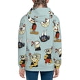 thumbnail image 4 of The Cuphead Show Cartoon Teen Sweatshirts Hoodies Youth Hooded Hoody Fashion Zipper Coat For Boys And Girls, 4 of 7