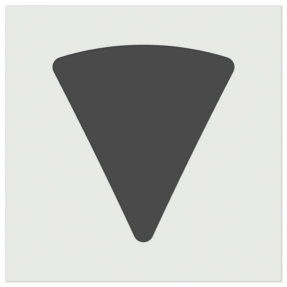 Pizza Slice Triangle Solid DIY Cookie Wall Craft Stencil - 5.5 Inch