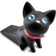 thumbnail image 1 of Tope de puerta ZHAOCHENG decorativo gato antideslizante negro, 1 of 5