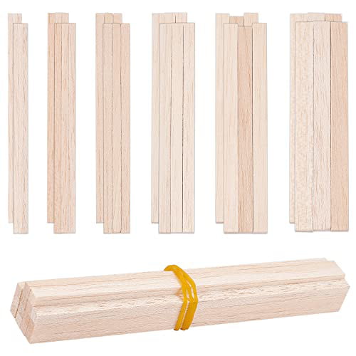 Wholesale OLYCRAFT 60Pcs Balsa Wood Sticks 12 inch Long Unfinished Wooden  Strips Square Dowels Strips for DIY Molding Crafts Projects Making 