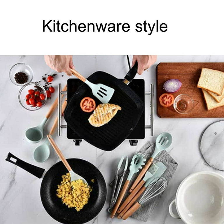 HD 11pcs Kitchen Utensils Nonstick Cookware Set Cooking Pot Set Cookware  Spatula Shovel Egg Beaters Kitchen Cooking Tool Set