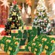 thumbnail image 3 of Christmas Wrapping Paper Set - 12 Sheets Gingerbread Man Gift Paper for Winter Holiday Themed Party Decorations, Xmas Holiday Party, 3 of 5