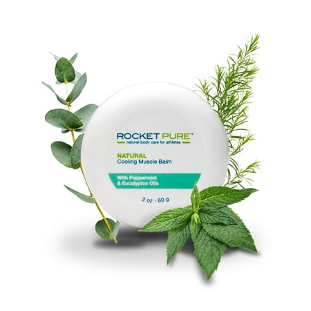 Natural Cooling Muscle Balm. Relief Before or After Exercise, Soothes Pain, Tired and Sore Muscles. Natural Balm Made in the U.S. is Better Than Other Creams, Gels and Ointments.
