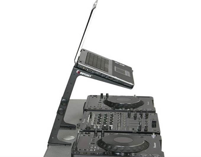 Odyssey LSTAND Laptop Stand Pro DJ Computer Bracket w/ 3 Configurations - Blue
