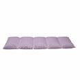 thumbnail image 2 of Love Floor Pillow Lounger Cover, Hearts for Valentine Vertical Stripes Lines Ornament Romance Wedding, Nap Mat Printed Fabric Case for 5 Pillows, 88" x 27", Pale Mauve Purple, by Ambesonne, 2 of 5