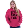 thumbnail image 3 of Best Nana Ever Grandmother Grandma Women Plus Size Graphic Pullover Hoodie Brisco Brands 2X, 3 of 3