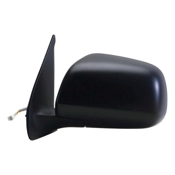 70118T - Fit System Driver Side Mirror for 05-11 Toyota Tacoma Crew Cab, textured black, foldaway, Power