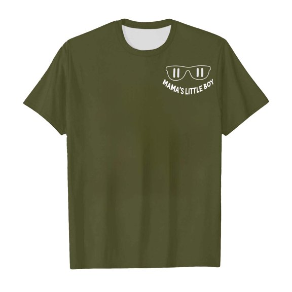 Hiijoy Boys Short Sleeve Crew Neck T-Shirt Summer Casual Breathable T Shirt, Sizes 3-13