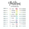 thumbnail image 5 of Mildliner Dual Tip Brush Pen - Assorted 10pk, 5 of 9