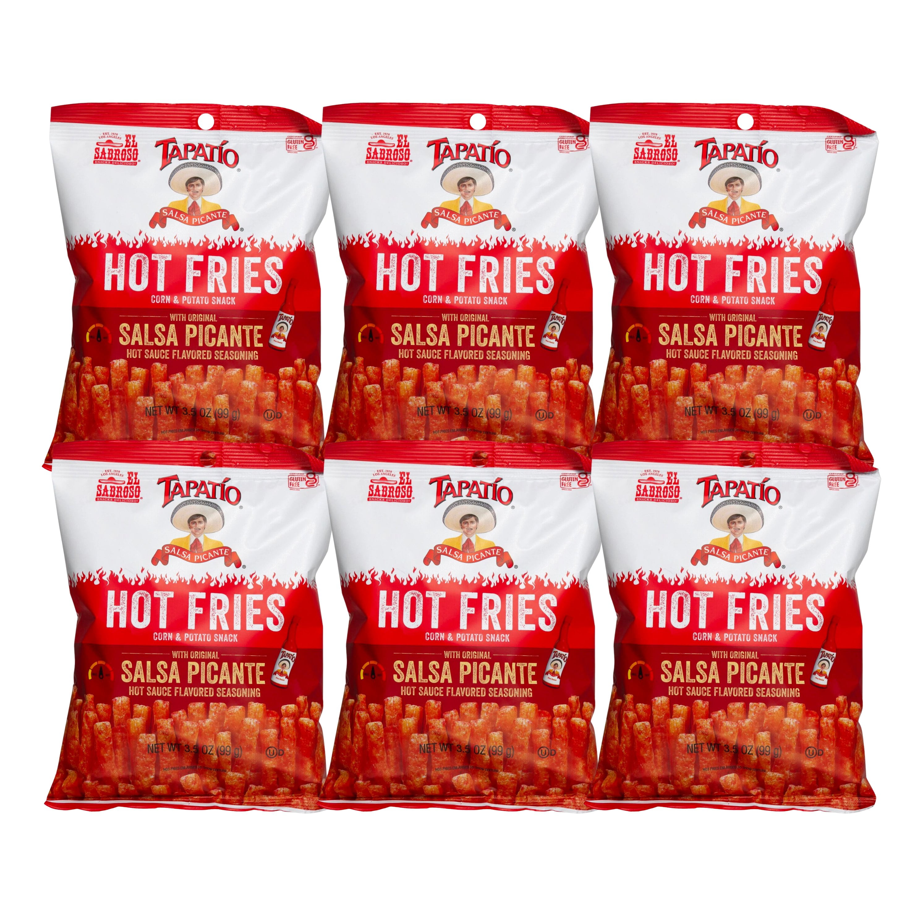 Tapatio Hot Fries Salsa Picante (3.5 oz., Pack of 6)