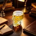thumbnail image 5 of Skull Shaped Whiskey Glasses,2.7 oz Heavy Base Skeleton Drinking Cup | Clear Round Mouth Cocktail Glasses for Halloween Decor,Gifts for Cocktail Lovers, 5 of 6