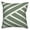 Green, variant on Creative Products Diagonal Stripes Blue 16 x 16 Indoor / Outdoor Pillow