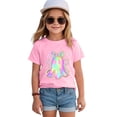 thumbnail image 5 of Toddler Baby Girls Halloween Shirt Ghoul Tshirt Cute Skeleton Hand Tee Tops Spooky Season Fall Clothes 3-4 Years Pink, 5 of 5