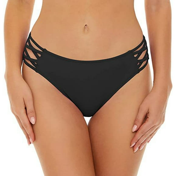 Ketyyh-chn99 Swim Bottoms for Women 2024 Women's Swimsuit Fashion Women's High Waisted Swim Board Shorts Swimsuit Bottom Trunks Black,S