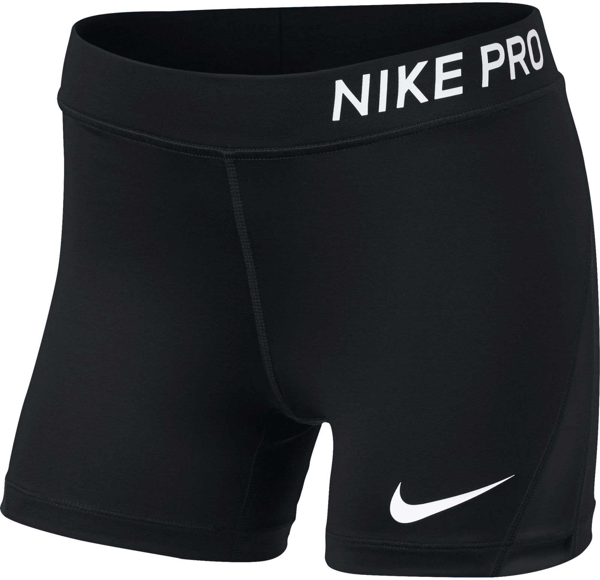 Nike - Nike Pro Girls' 4'' Shorts Black/Black XL - Walmart.com ...