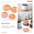 thumbnail image 3 of Qnmwood Mini Round Plant Saucers for Indoor/Outdoor Plants (8pcs), 3 of 6