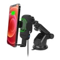thumbnail image 2 of Naztech 15W Black Smart Grip Wireless Charging Car Mount w/ Vent Mount & Suction Mount, 2 of 3