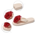 thumbnail image 5 of ibiyuan Platform Flip Flops for Women Platform Thong Sandals Non- Thick Sole Slippers Women Flexible Orthofeet Shoes for Women, 5 of 9