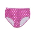 thumbnail image 4 of Fruit of the Loom White Cotton Briefs, 6 Pack (Little Girls & Big Girls), 4 of 4