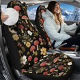 thumbnail image 2 of Pzuqiu Mushroom Car Seat Cover Warm Car Seats Covers Front Seats Only Anti-Slip Elastic Fabrics Auto Seat Protector Soft Comfortable Interior Full Coverage Fit for Most Cars SUV, 2 of 7