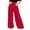 Red, variant on XuJwPNcy Women Palazzo Pants Wide Leg Baggy Flowy Pants Comfort Soft Pleated Front Vacation Trousers(Yellow,X-Large)
