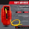 thumbnail image 2 of ReelWorks Air Hose Reel Retractable 3/8" Inch x 50' Foot PVC Hose Max 300PSI Commercial Polypropylene Construction, 2 of 7