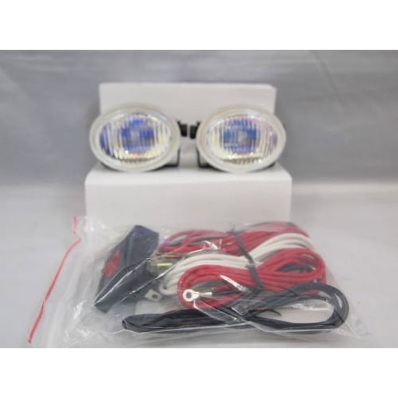 H-A-Motorsports 131535580980 2 1/2" X 1-7/8" 12v 55w H3 Amber Ion For Driving Bumper Fog Lights Ford"