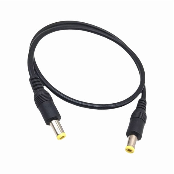 DC5.5x2.5mm to DC5.5x2.5mm Power Cord Wire Double Male End Charging Cable Line Support 120W for Electronic Devices