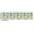 thumbnail image 3 of Ambesonne Tropical Fabric by the Yard Upholstery, Palm Leaves Parrots Art, 10 Yards, Pale Teal Yellow and Seafoam, 3 of 5