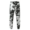 thumbnail image 2 of sususu Baggy Sweatpants Men Wide Leg,Men's Casual Sweatpants Soft Comfort Loose Fit Wide Leg Trousers for Athletic Running Jogging and Everyday Wear - White, 2 of 5