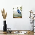 thumbnail image 2 of Elephant Stock Blue Heron Wall Art - Vertical Canvas Wall Art - Lobby Wall Decor - Animal Canvas - White And Brown Decor By Aimee Wilson - 8" x 12", 2 of 8