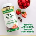 thumbnail image 5 of Nature's Bounty Zinc Immune and Antioxidant Support Gummies, Dietary Supplement, 30 Mg, Mixed Berry Flavor, 70 Count, 5 of 7