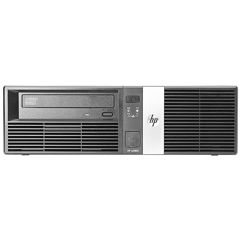 Refurbished HP RP5800 3.1 QC i5 4GB 500GB Win 10 Pro 64 SFF Computer B