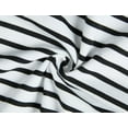 thumbnail image 4 of Beezizac Big Girls Pajamas – Summer Daisy & Black Stripe Comfy Tween PJS Set Kid Size 5T, 4 of 7