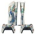 thumbnail image 2 of Skin Sticker for PS5 Slim Standard PS5 Pro Disc Digital Edition Console and Controllers Decals for Playstation 5 (Map Peacock ,PS5 Pro Standard), 2 of 5