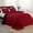 01 - Red/Black-Queen, variant on Comforter Set - Red  Reversible Bed For All Seasons Black/red 1 (66"x92") And 1 Pillow Sham (20"x26"+2")