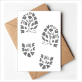 thumbnail image 1 of Affiches Empreintes de Chaussures Style Moderne Cartes de Vœux Vous Tes Invités Invitations, 1 of 3