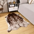 thumbnail image 5 of Easycozy Faux Cowhide Large Cow Print 3 x 4 Feet Thickened Elastic Rug for Bedroom, Living Room, Home Office, Western Decor, 5 of 6