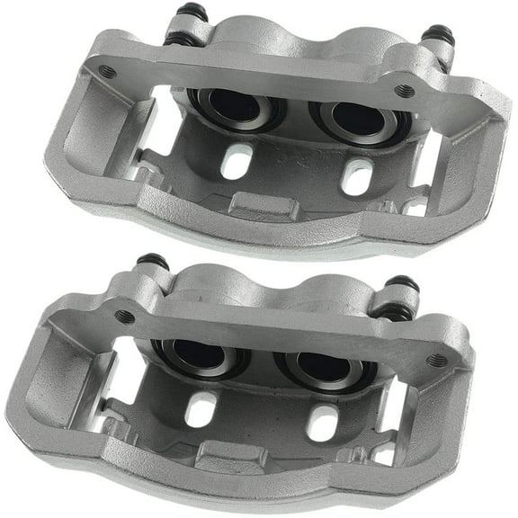 A-Premium Disc Brake Caliper Assembly with Bracket Compatible with Dodge Ram 2500 3500 4000 2000-2002 Front Left and Right Side 2-PC Set