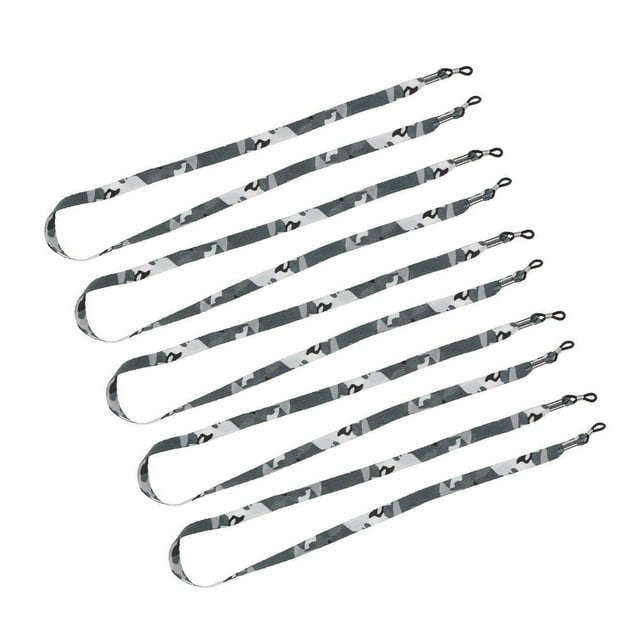 letairis 5 Pièces Lunettes Camouflage Cordon Cordon Sangle Support 60cm Gris 5 Pcs 1Set