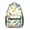 Dinosaur and Leaf-2, variant on Dinosaur and Leaf Beige Pattern Backpack for School, Cute School Bag with Adjustable Shoulder Straps and Padded Back, 15.3"x11"x6.7"