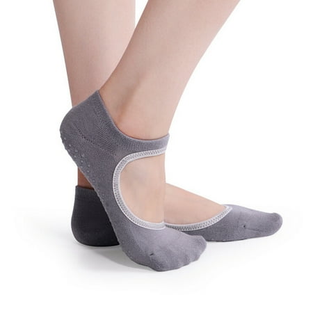 Women Non-Slip Socks - Grips for Yoga, Barre, Pilates,