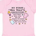 thumbnail image 4 of Inktastic My First New Years Resolutions with Baby Clip Art and Stars Girls Baby Bodysuit, 4 of 5