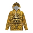 thumbnail image 4 of Sudadera con capucha con estampado de samurái japonés para hombre, sudadera con capucha con máscara impresa en 3D retro, sudadera con capucha de manga larga a la moda, jersey informal de calle, 4 of 5